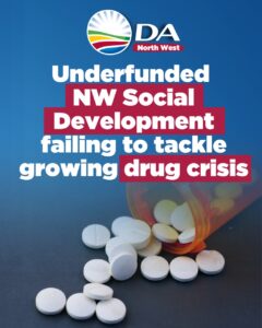 Underfunded NW Social Development failing to tackle growing drug crisis