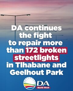 DA continues the fight to repair more than 172 broken streetlights