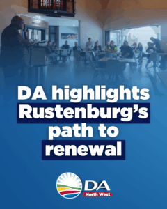 DA highlights Rustenburg’s path to renewal