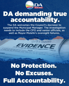 DA demands wider investigation as Council acts on AG’s Certificate of Debt