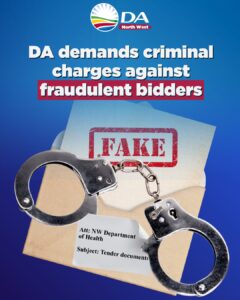 DA demands criminal charges against fraudulent bidders