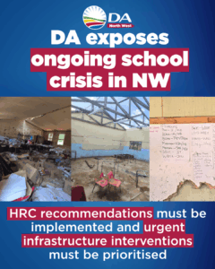 DA exposes ongoing school crisis in NW