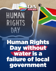 Human Rights Day without water is a failure of local government