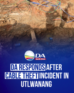DA responds after cable theft incident in Utlwanang