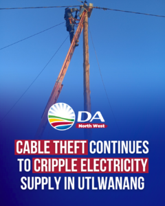 Cable theft continues to cripple electricity supply in Utlwanang