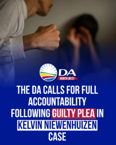 DA calls for full accountability following guilty plea in Kelvin Niewenhuizen case