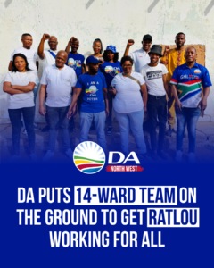DA puts 14-ward team on the ground to get Ratlou working for all