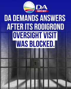 Rooigrond escape: DA demands answers as oversight is blocked
