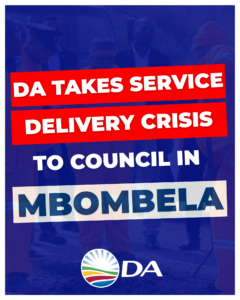 DA in Mbombela turns to council following the Mayor’s inadequate response on the service delivery crisis