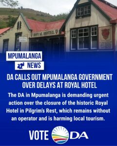 Mpumalanga Government struggling to find operators for the province’s oldest hotel