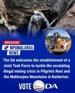 Agriculture Department gets tough on illegal mining in Mpumalanga