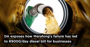 DA exposes how Merafong&#8217;s failure has led to R9000/day diesel bill for businesses