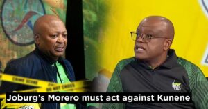 Joburg’s Morero must act against Kunene