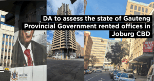 DA to assess the state of Gauteng Provincial Government rented offices in Joburg CBD