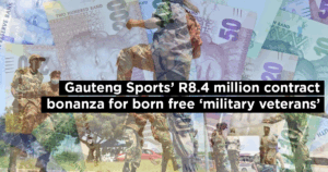 Gauteng Sports’ R8.4 million contract bonanza for born free ‘military veterans’