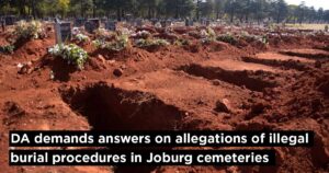 DA demands answers on allegations of illegal burial procedures in Joburg cemeteries