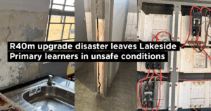 R40m upgrade disaster leaves Lakeside Primary learners in unsafe conditions