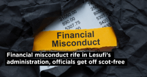 Financial misconduct rife in Lesufi’s administration, officials get off scot-free