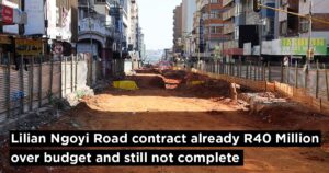 Lilian Ngoyi Road contract already R40 Million over budget and still not complete