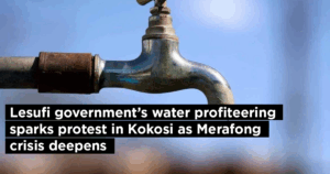 Lesufi government’s water profiteering sparks protest in Kokosi as Merafong crisis deepens