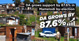 DA grows support by 87.6% in Mamelodi by-election