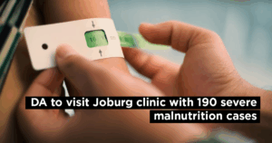 DA to visit Joburg clinic with 190 severe malnutrition cases