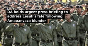 DA holds urgent press briefing to address Lesufi&#8217;s fate following Amapanyaza blunder