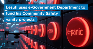 Lesufi uses e-Government Department to fund his Community Safety vanity projects