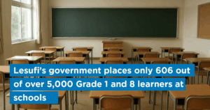 Lesufi’s government places only 606 out of over 5,000 Grade 1 and 8 learners at schools