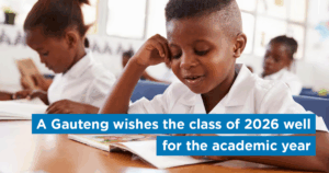DA Gauteng wishes the class of 2026 well for the academic year