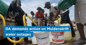 DA demands action on Muldersdrift water outages