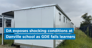 DA exposes shocking conditions at Danville school as GDE fails learners