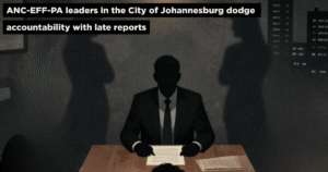 ANC-EFF-PA leaders in the City of Johannesburg dodge accountability with late reports