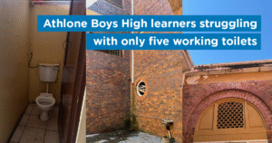 Athlone Boys High learners struggling with only five working toilets
