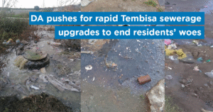 DA pushes for rapid Tembisa sewerage upgrades to end residents’ woes