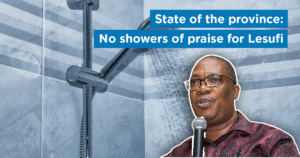 State of the province: No showers of praise for Lesufi