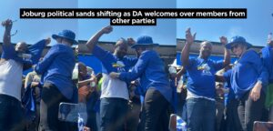 Joburg political sands shifting as DA welcomes over members from other parties