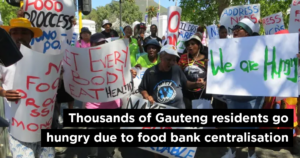 Thousands of Gauteng residents go hungry due to food bank centralisation