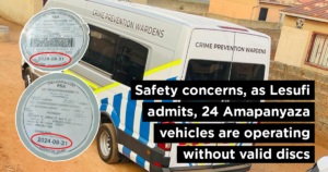 Safety concerns, as Lesufi admits, 24 Amapanyaza vehicles are operating without valid discs