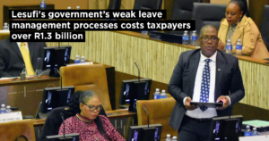 Lesufi’s government’s weak leave management processes costs taxpayers over R1.3 billion