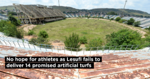 No hope for athletes as Lesufi fails to deliver 14 promised artificial turfs