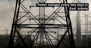 Power outages every two days in East Joburg