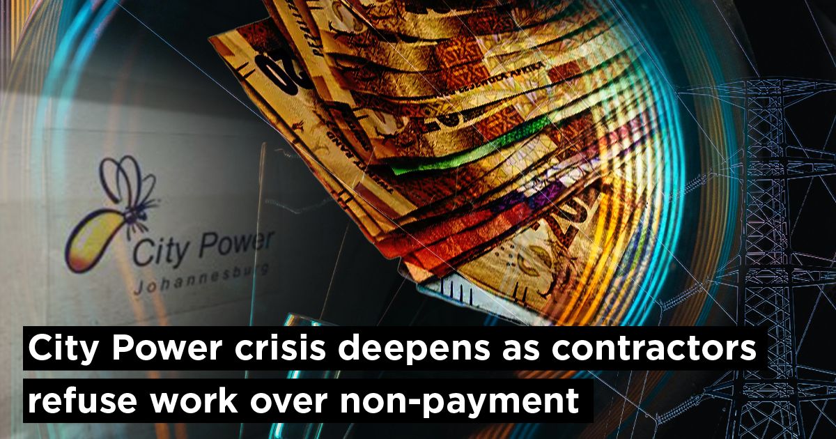 City Power crisis deepens as contractors refuse work over non-payment