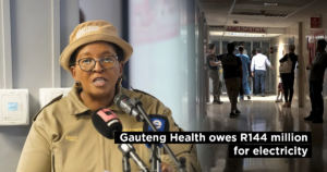 Gauteng Health owes R144 million for electricity