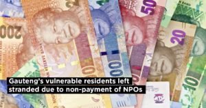 Gauteng’s vulnerable residents left stranded due to non-payment of NPOs