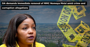 DA demands immediate removal of MMC Nomoya Mnisi amid crime and corruption allegations