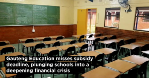 Gauteng Education misses subsidy deadline, plunging schools into a deepening financial crisis