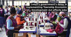 Lesufi’s government’s delay in implementing Township Economic Development Act affects jobs