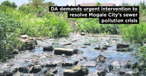 DA demands urgent intervention to resolve Mogale City’s sewer pollution crisis