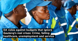 Lesufi’s government denies community patrollers basic tools to fight crime and protect residents